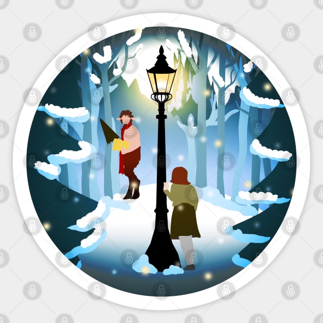 Narnia Christmas Sticker by enchantedrealm